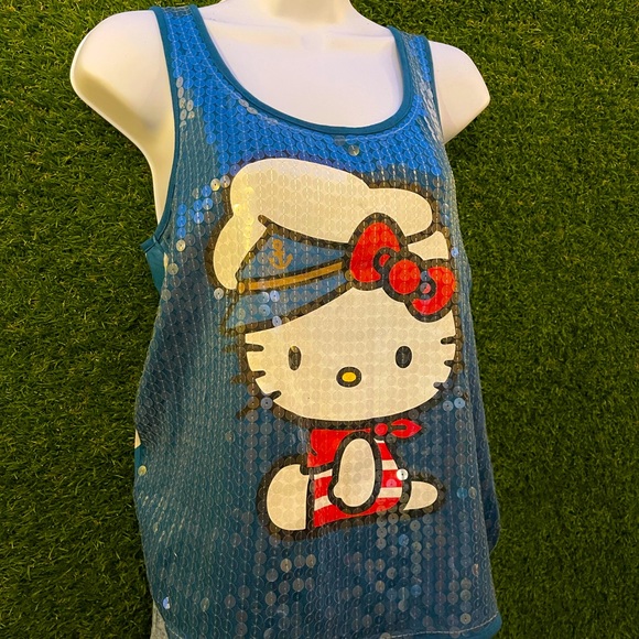 Hello kitty tank top sequins - Picture 1 of 2
